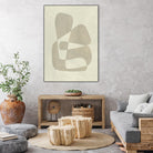 Soft Shape II by Emma Caroline on GIANT ART - beige abstract abstract 