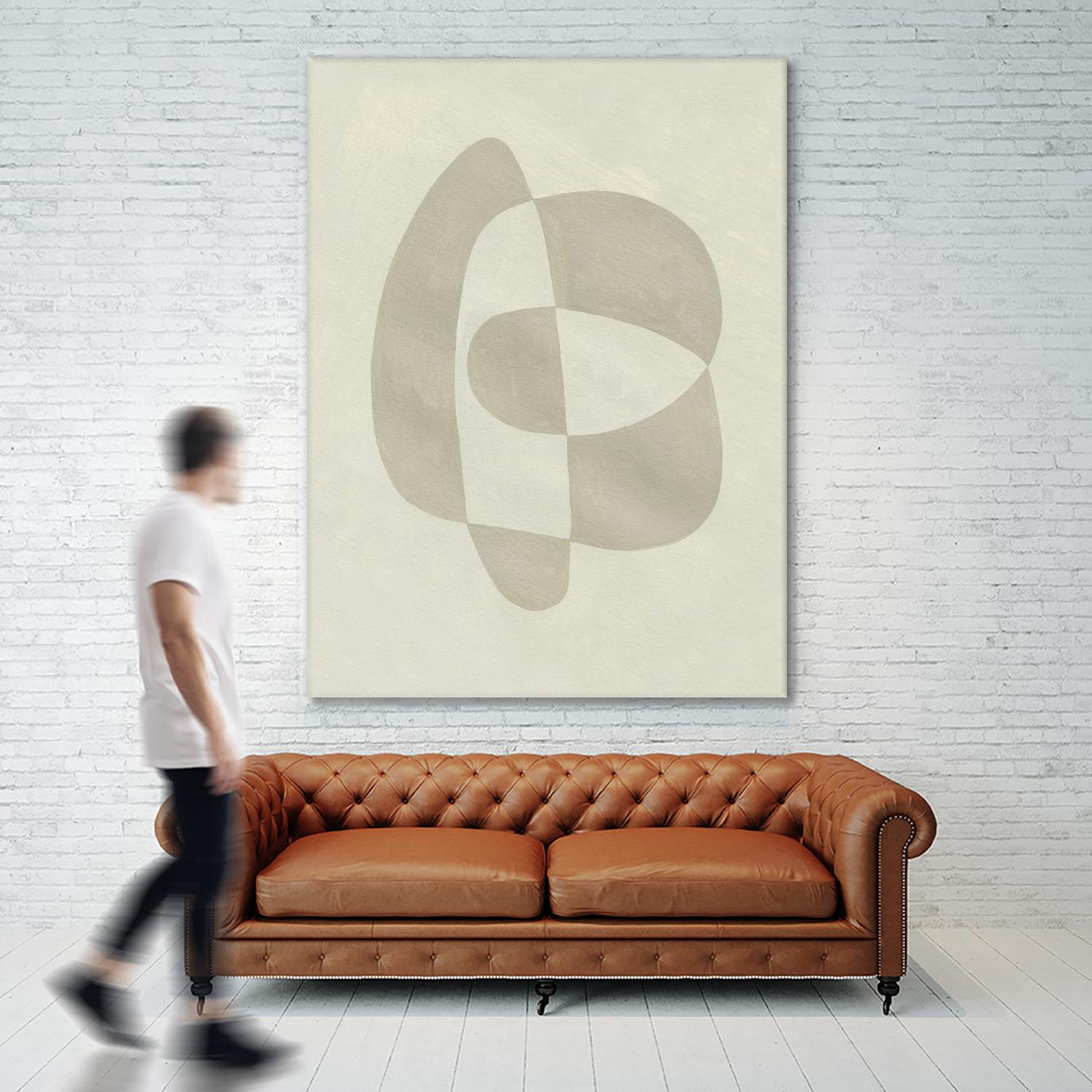 Soft Shape III by Emma Caroline on GIANT ART - beige  abstract abstract 