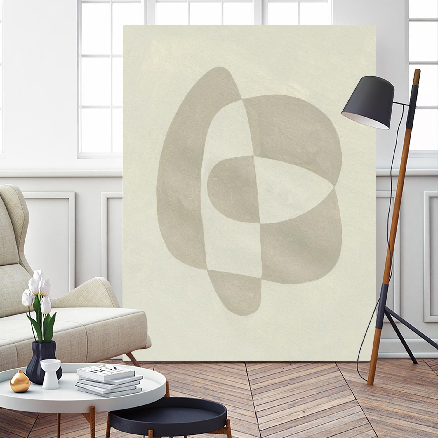 Soft Shape III by Emma Caroline on GIANT ART - beige  abstract abstract 