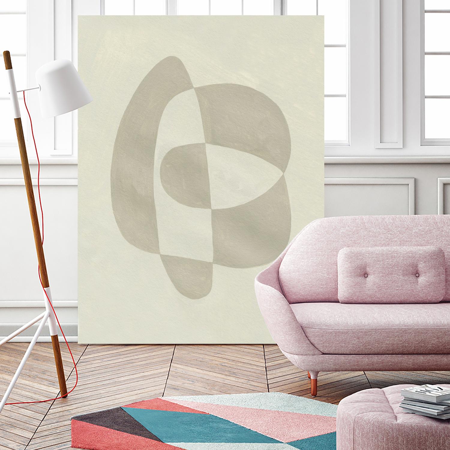 Soft Shape III by Emma Caroline on GIANT ART - beige  abstract abstract 