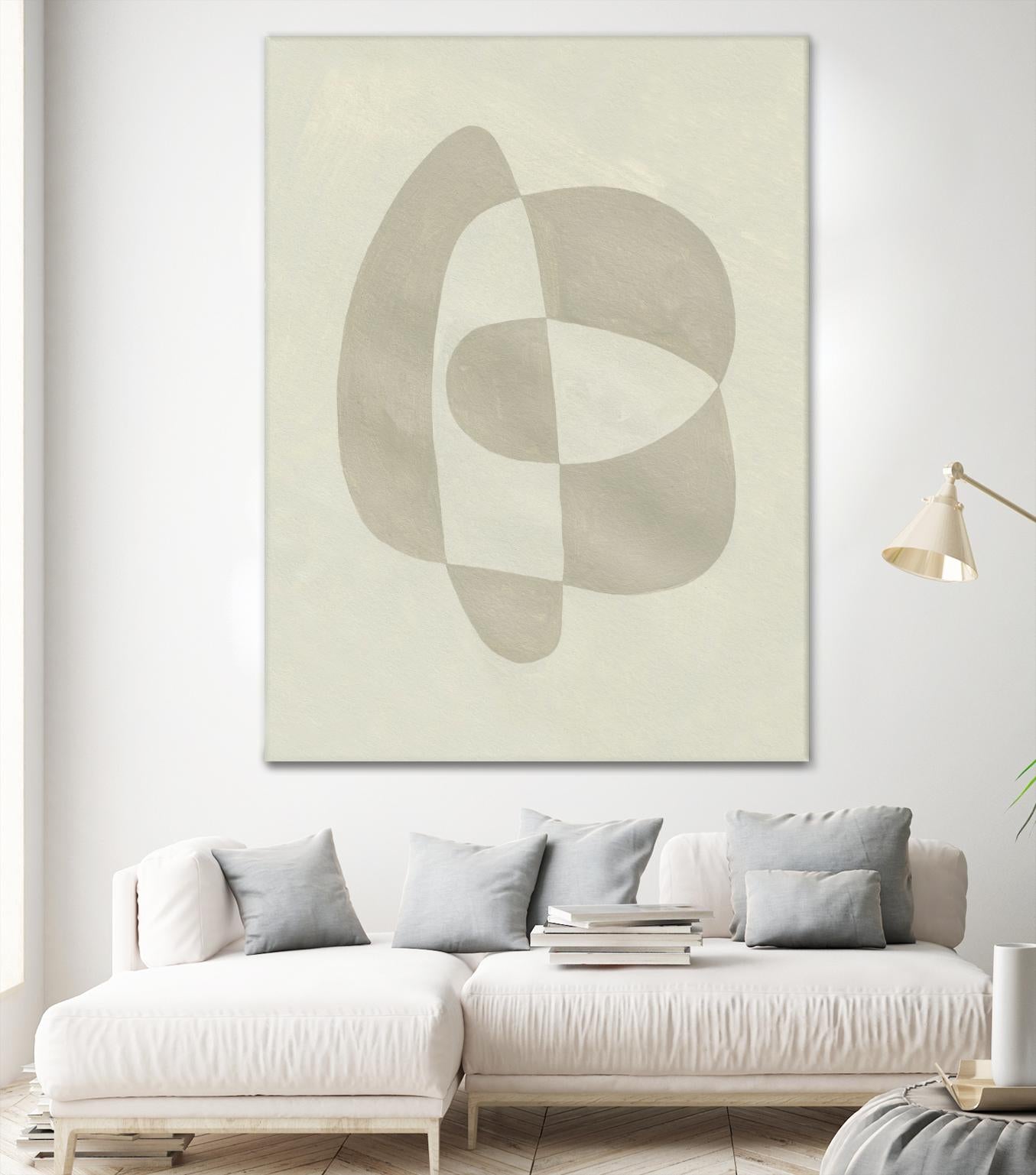 Soft Shape III by Emma Caroline on GIANT ART - beige  abstract abstract 