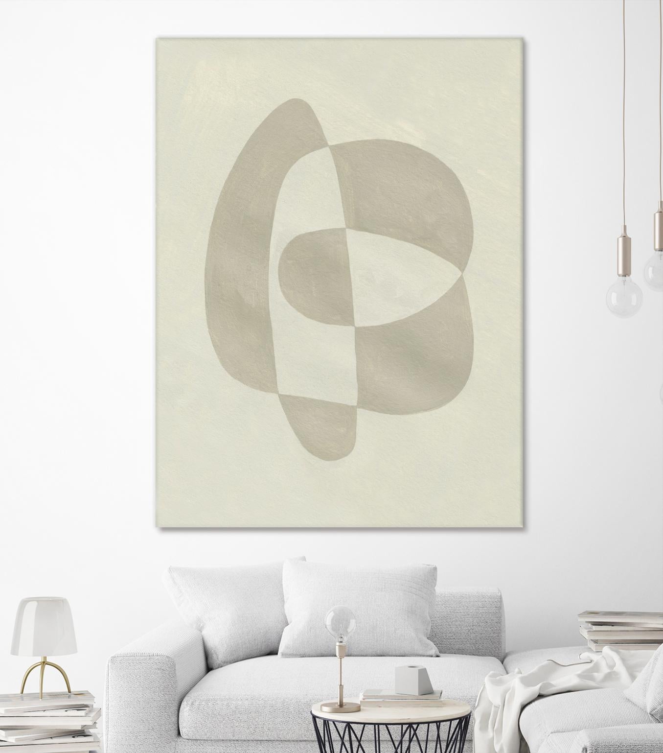 Soft Shape III by Emma Caroline on GIANT ART - beige  abstract abstract 