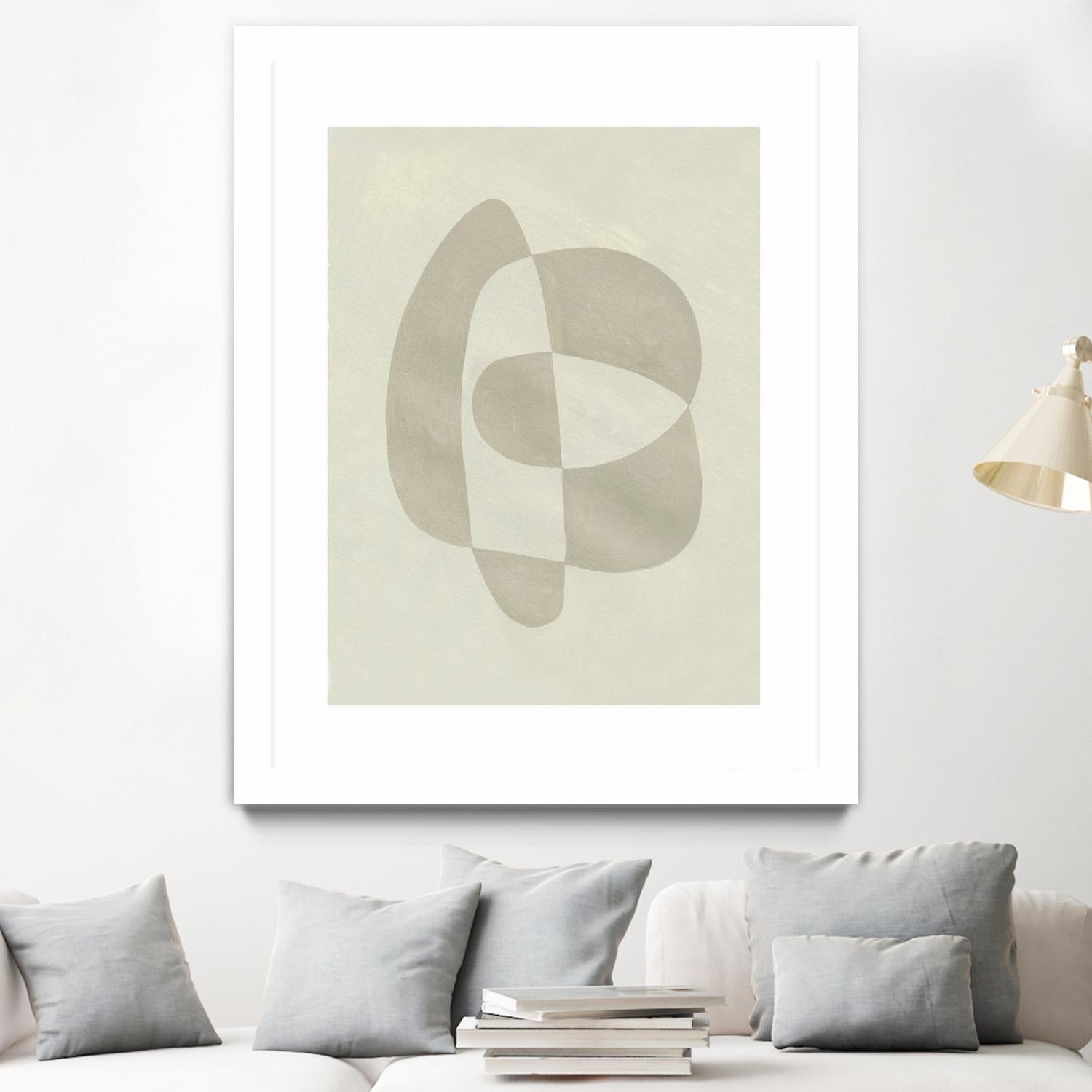 Soft Shape III by Emma Caroline on GIANT ART - beige  abstract abstract 