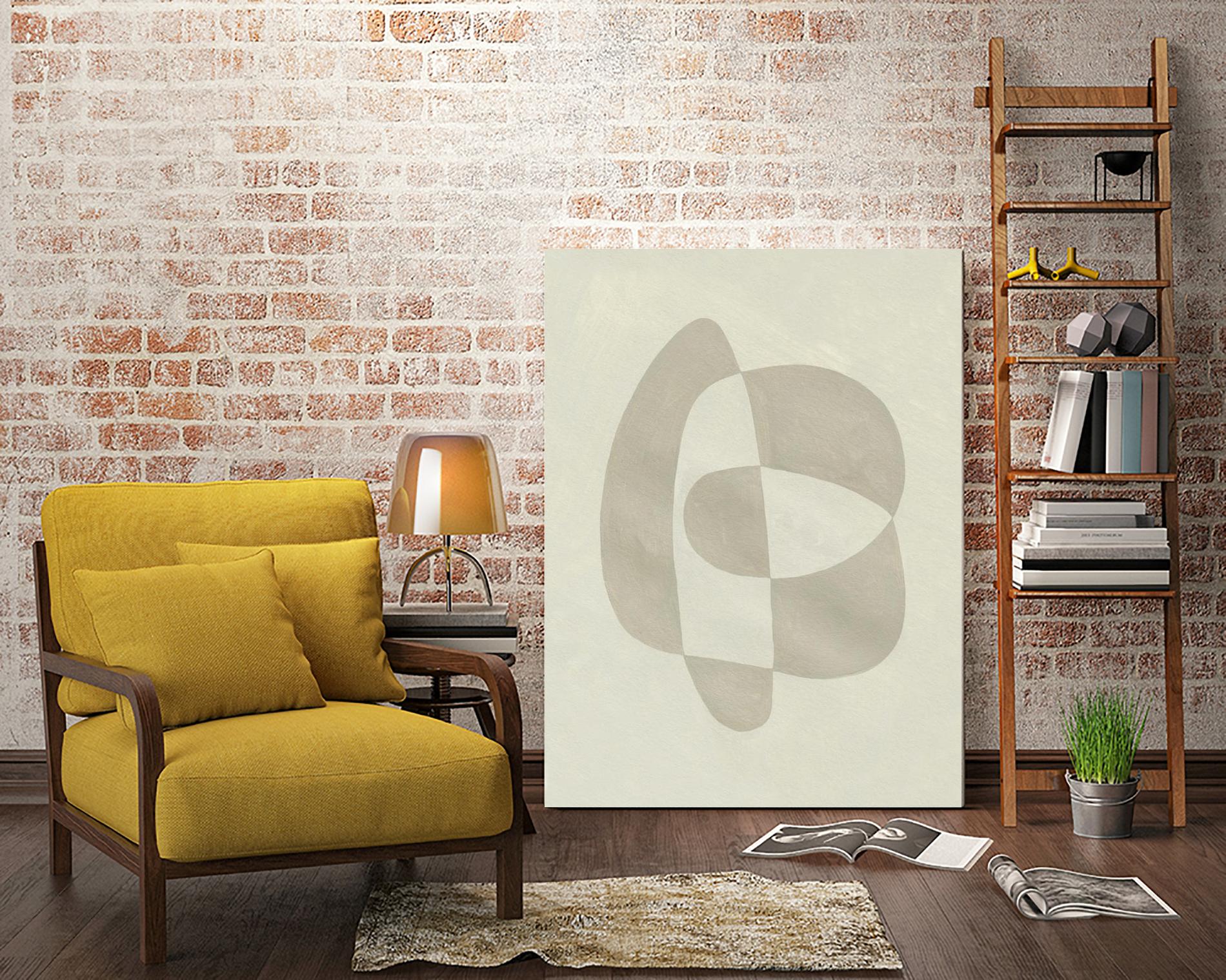Soft Shape III by Emma Caroline on GIANT ART - beige  abstract abstract 