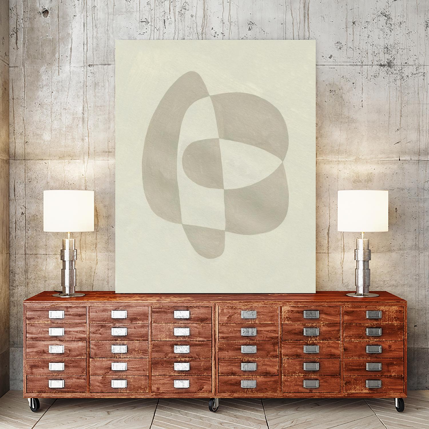 Soft Shape III by Emma Caroline on GIANT ART - beige  abstract abstract 