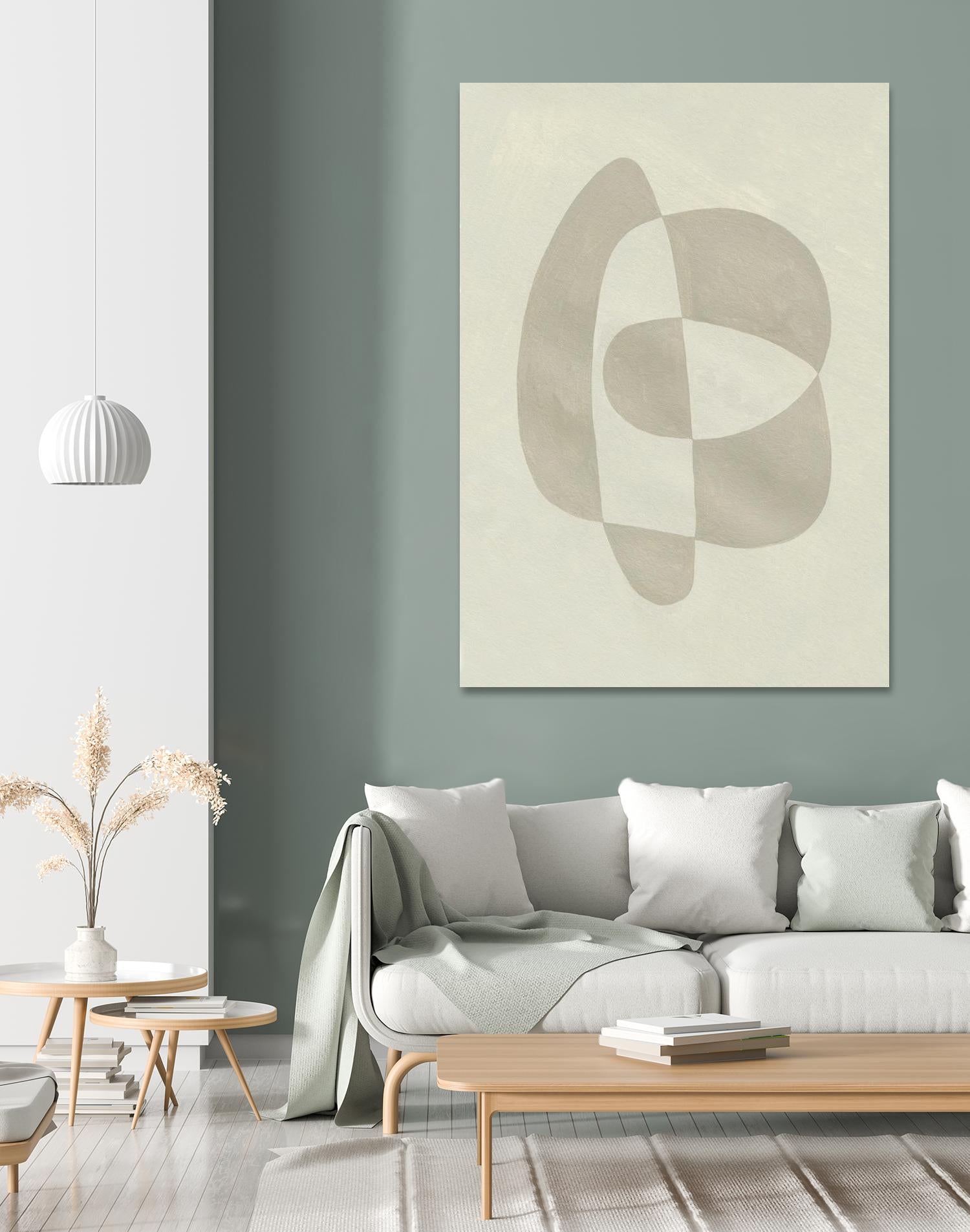 Soft Shape III by Emma Caroline on GIANT ART - beige  abstract abstract 