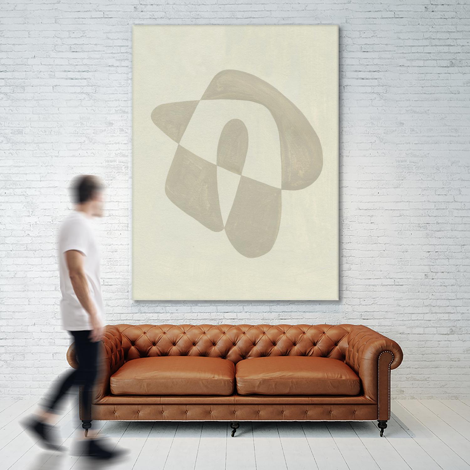 Soft Shape IV by Emma Caroline on GIANT ART - beige abstract abstract