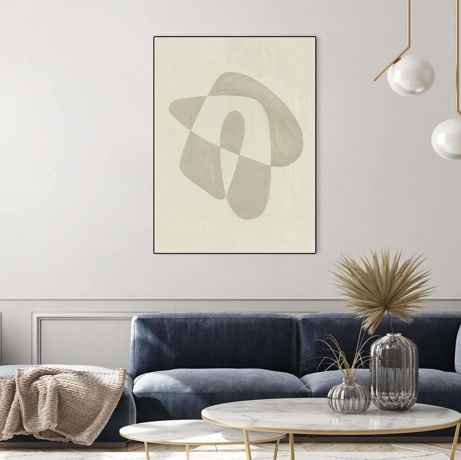 Soft Shape IV by Emma Caroline on GIANT ART - beige abstract abstract