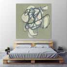 Interweb I by Jennifer Goldberger on GIANT ART - green abstract abstract