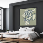 Interweb I by Jennifer Goldberger on GIANT ART - green abstract abstract