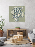 Interweb I by Jennifer Goldberger on GIANT ART - green abstract abstract