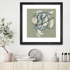 Interweb I by Jennifer Goldberger on GIANT ART - green abstract abstract