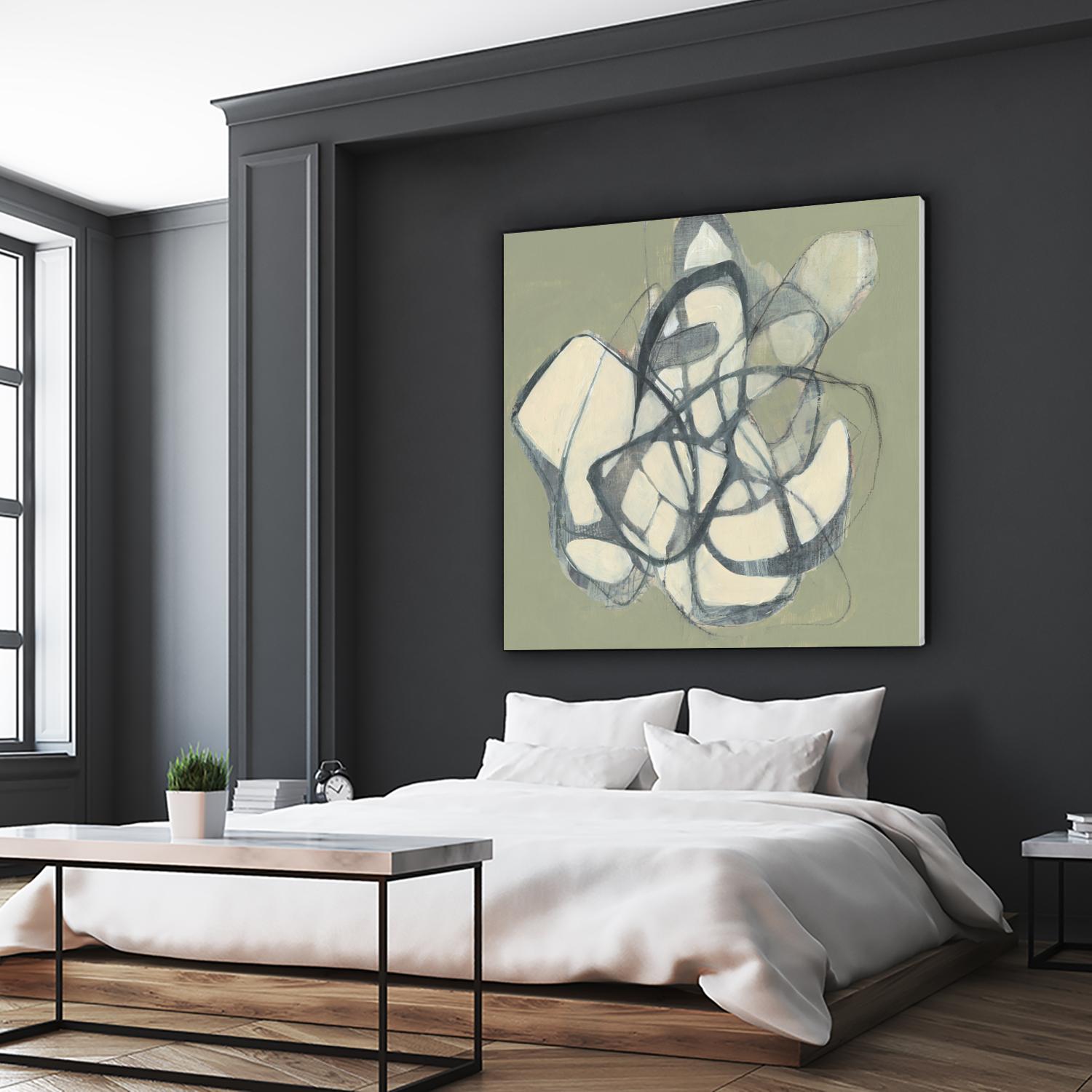 Interweb II by Jennifer Goldberger on GIANT ART - beige abstract abstract