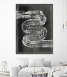 Grey Linear Path I by Jennifer Goldberger on GIANT ART - black abstract abstract 