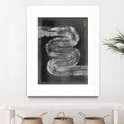 Grey Linear Path I by Jennifer Goldberger on GIANT ART - black abstract abstract 