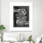 Grey Linear Path I by Jennifer Goldberger on GIANT ART - black abstract abstract 