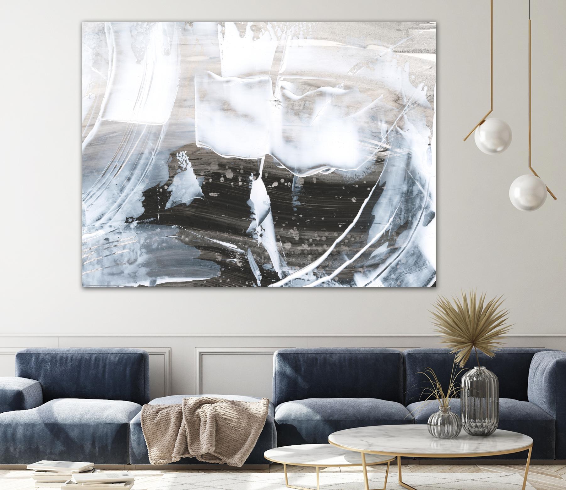 Blizzard Conditions IV by Ethan Harper on GIANT ART - white abstract abstract