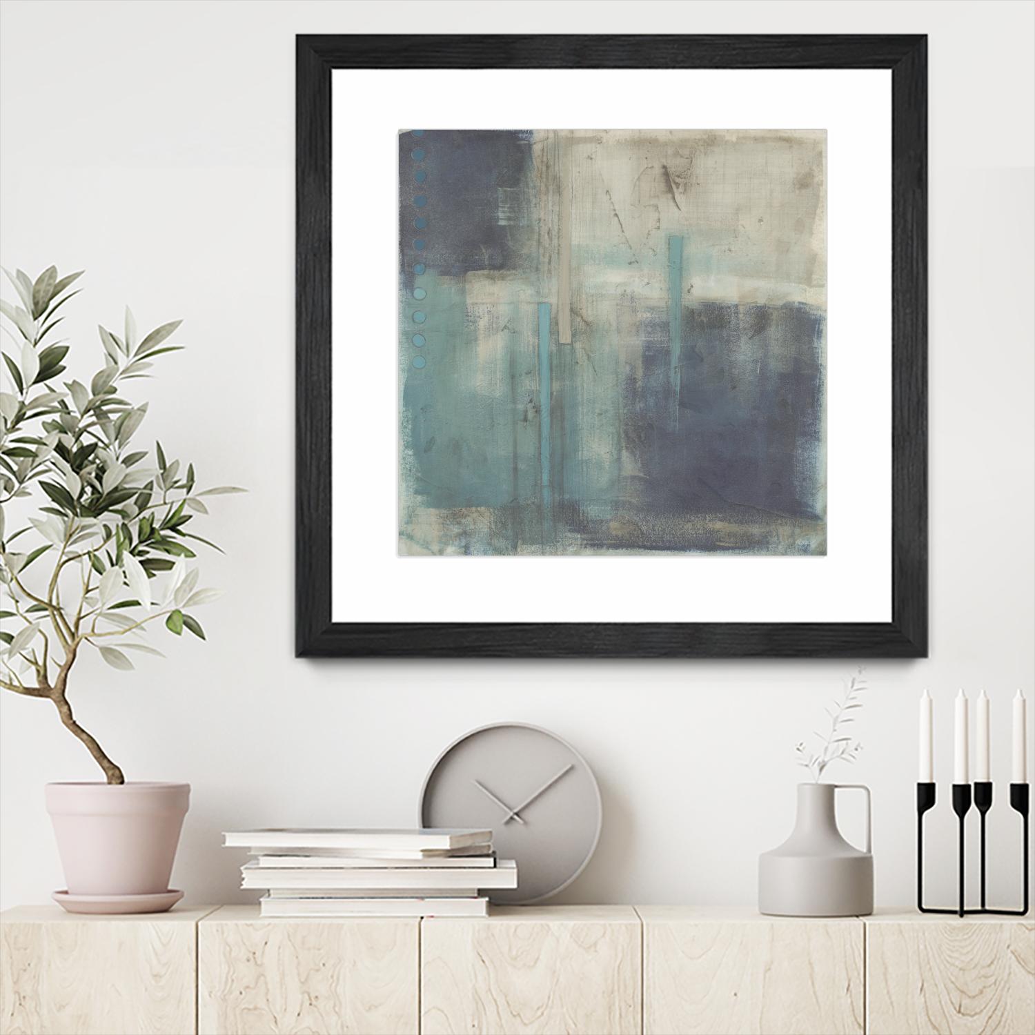 Crossfade I by June Erica Vess on GIANT ART - blue abstract