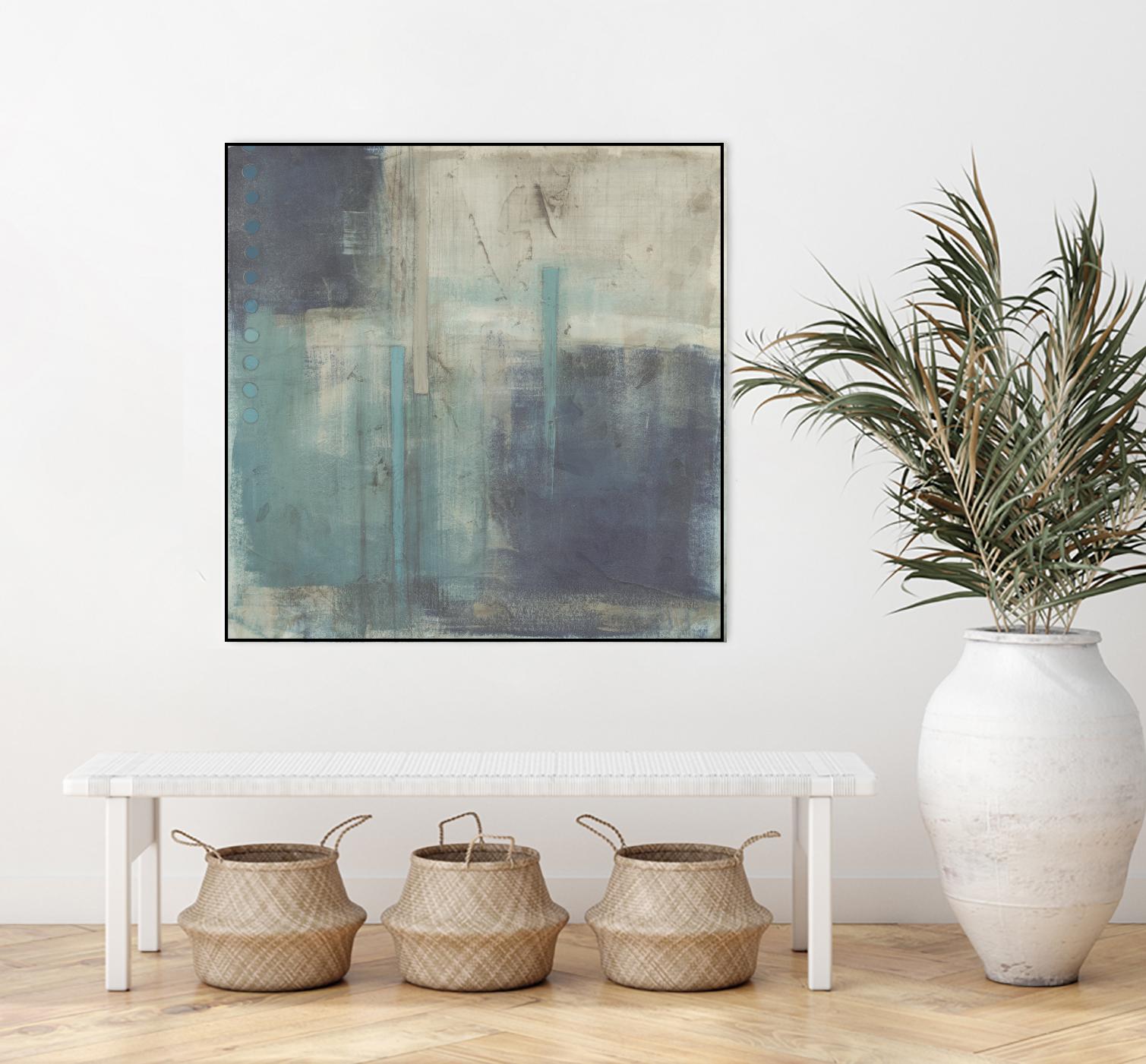 Crossfade I by June Erica Vess on GIANT ART - blue abstract