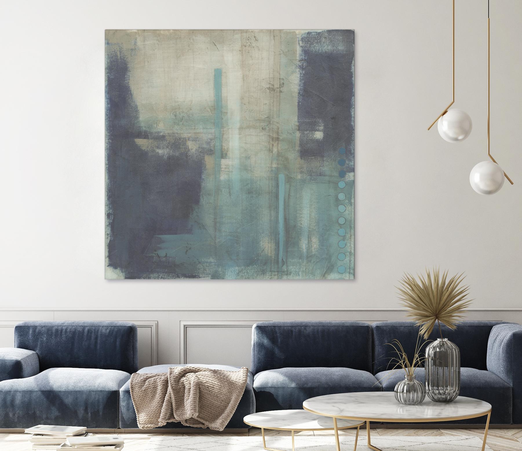 Crossfade II by June Erica Vess on GIANT ART - blue abstract