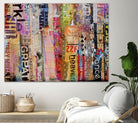 Metro Mix 21 III by Erin Ashley on GIANT ART - pink abstract