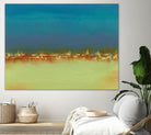 Harbor Light III by Sharon Gordon on GIANT ART - blue abstract