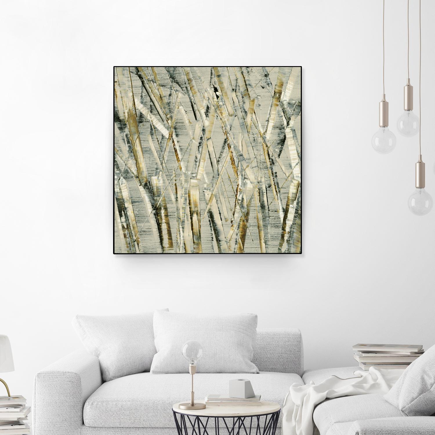 Birches V by Sharon Gordon on GIANT ART - black abstract