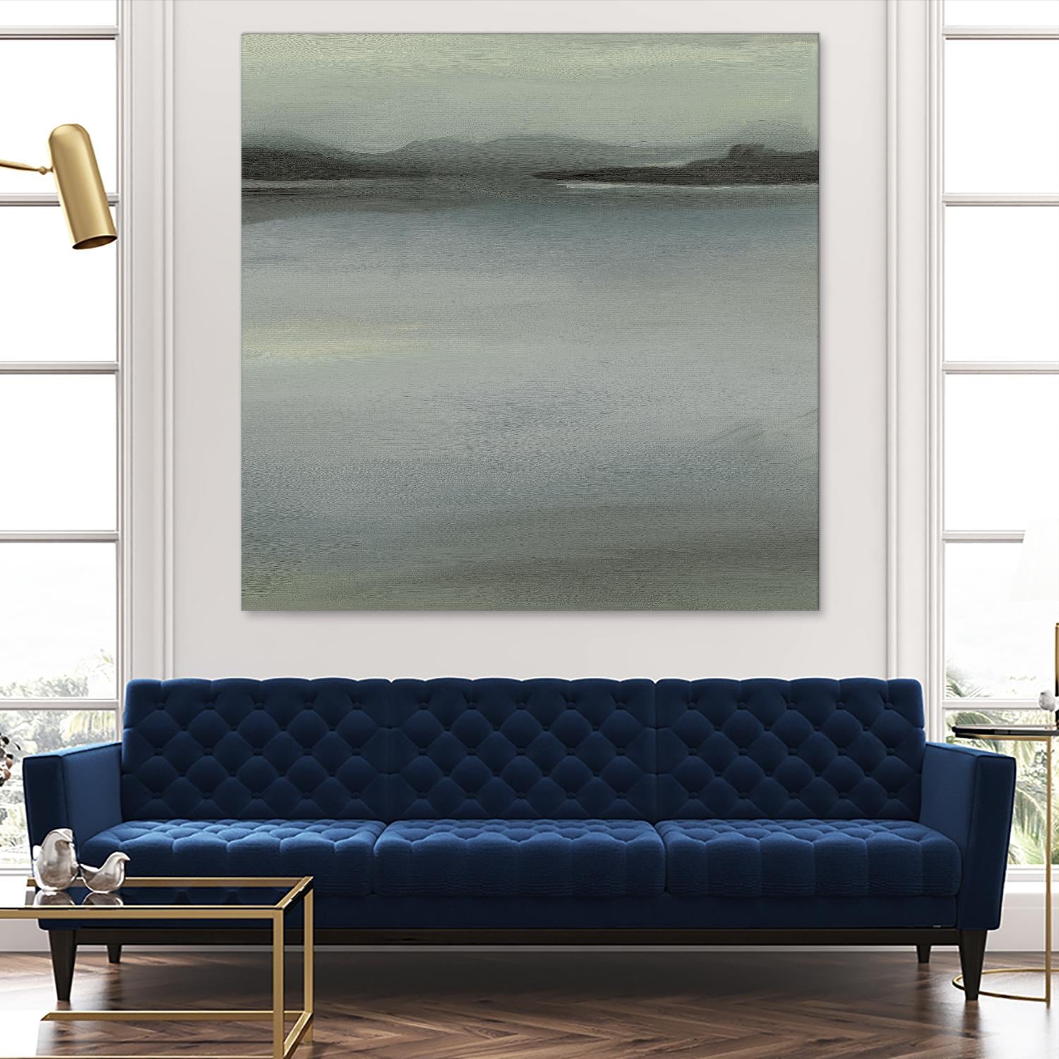 Abstract Horizon V by Ethan Harper on GIANT ART - blue abstract