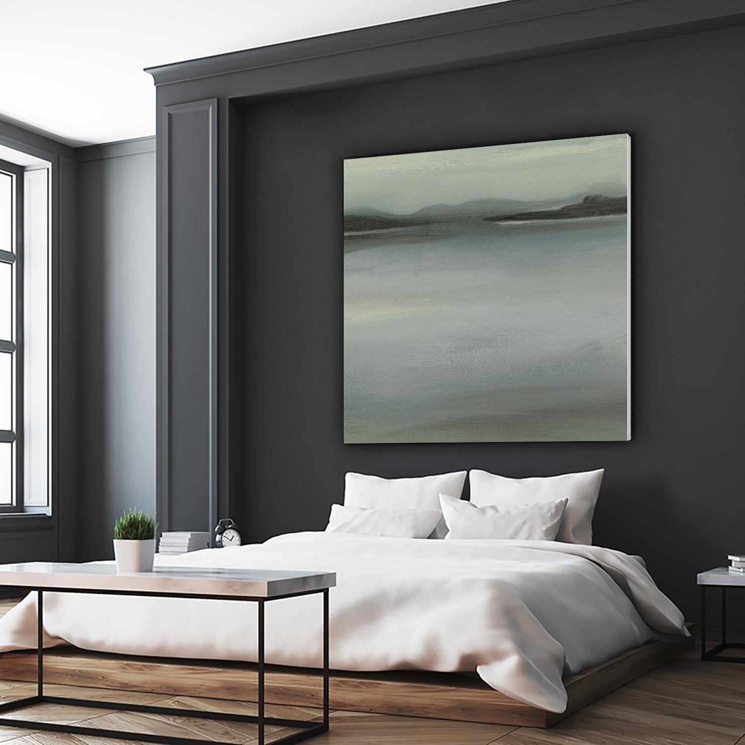 Abstract Horizon V by Ethan Harper on GIANT ART - blue abstract