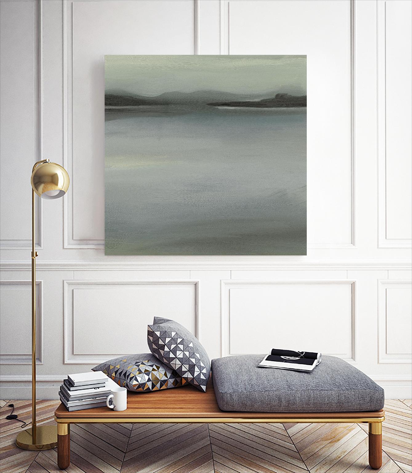Abstract Horizon V by Ethan Harper on GIANT ART - blue abstract