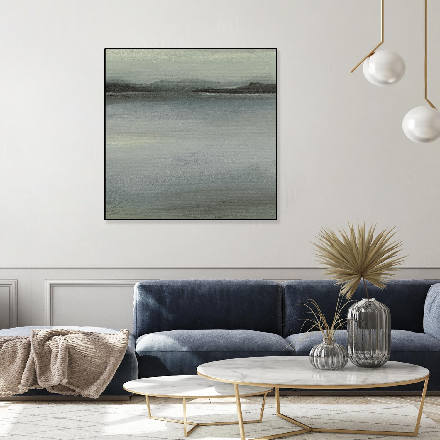 Abstract Horizon V by Ethan Harper on GIANT ART - blue abstract
