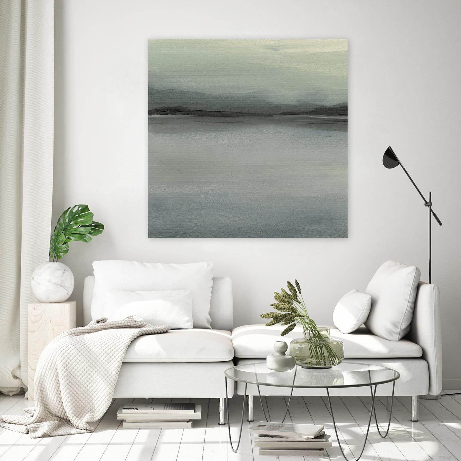 Abstract Horizon VI by Ethan Harper on GIANT ART - blue abstract