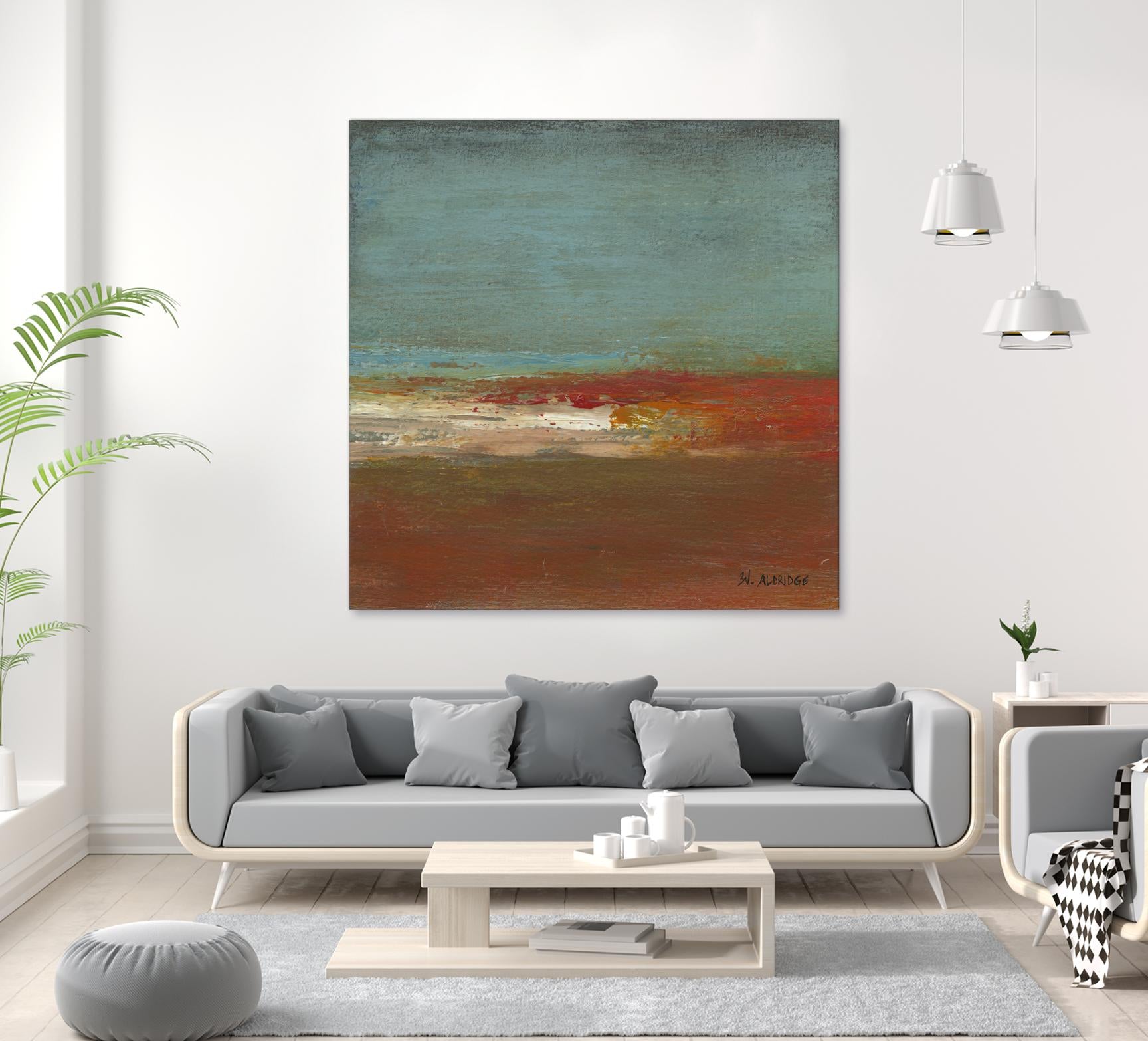 Sea Horizon III by Willie Green-Aldridge on GIANT ART - blue abstract
