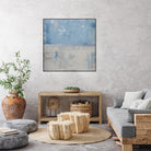 Silver Aura by Erin Ashley on GIANT ART - blue abstract