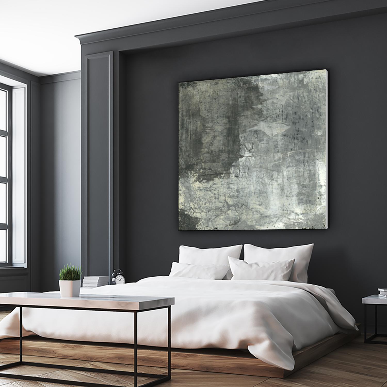 Gray Abstract II by Elena Ray on GIANT ART - black abstract