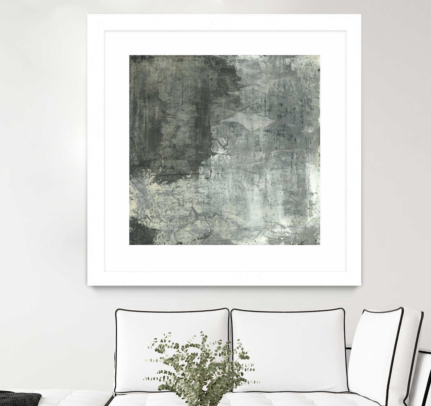 Gray Abstract II by Elena Ray on GIANT ART - black abstract