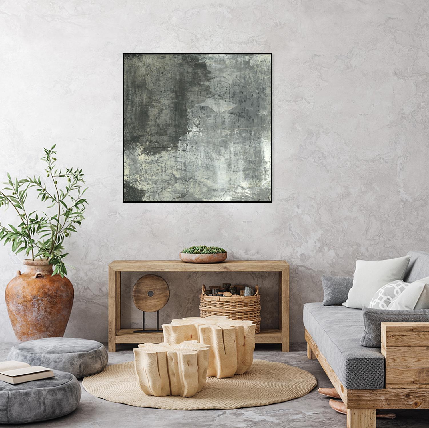 Gray Abstract II by Elena Ray on GIANT ART - black abstract