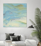 Waters Edge III by Alicia Ludwig on GIANT ART - green abstract