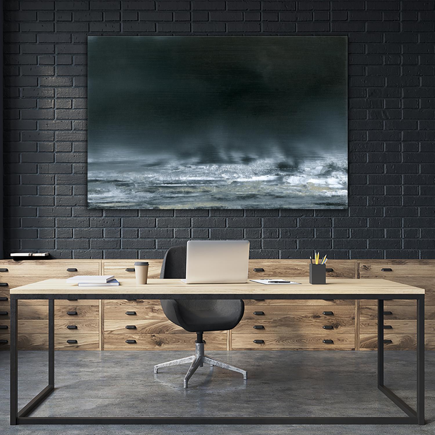 Sea View I by Sharon Gordon on GIANT ART - blue costal ocean