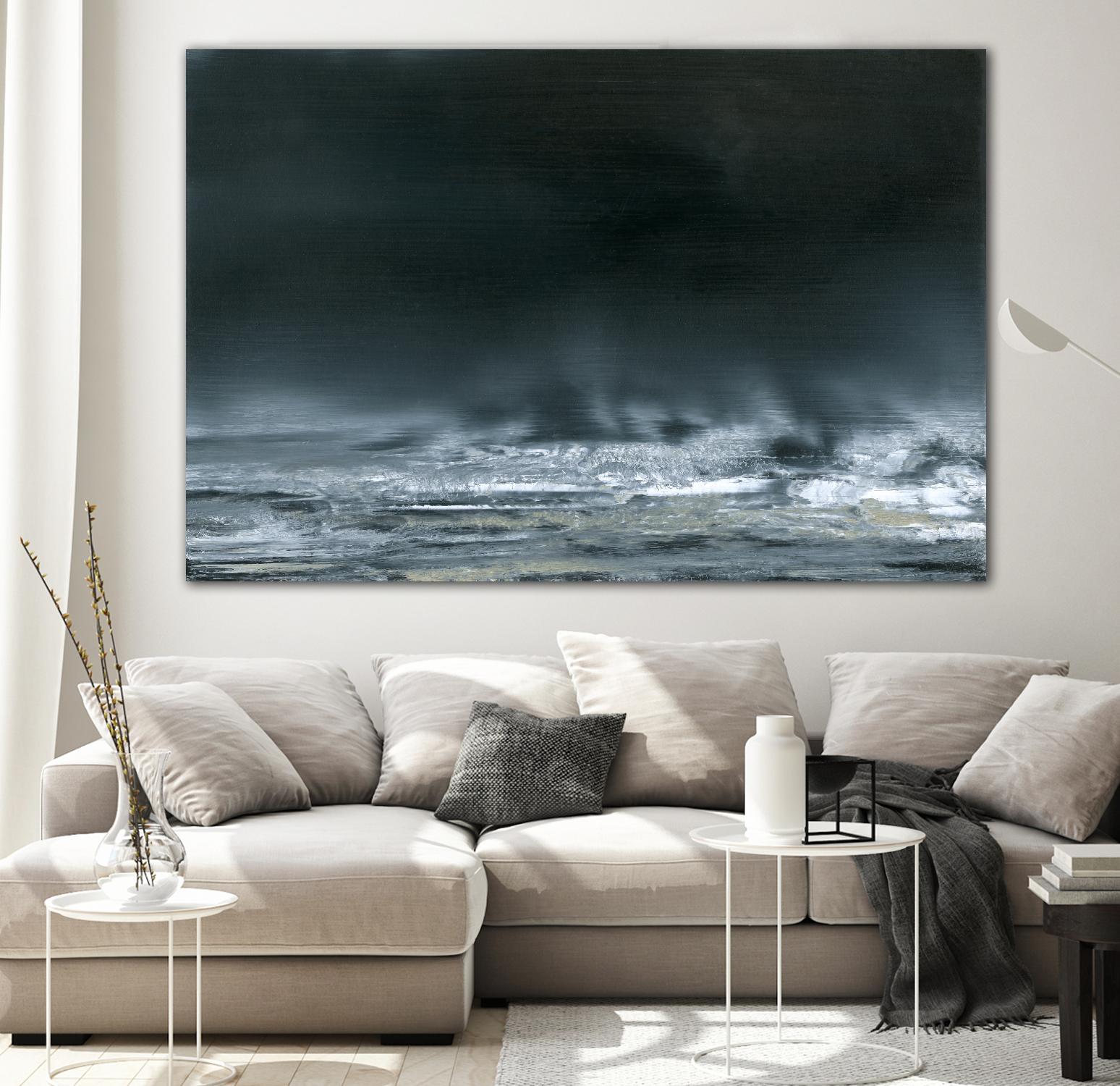 Sea View I by Sharon Gordon on GIANT ART - blue costal ocean