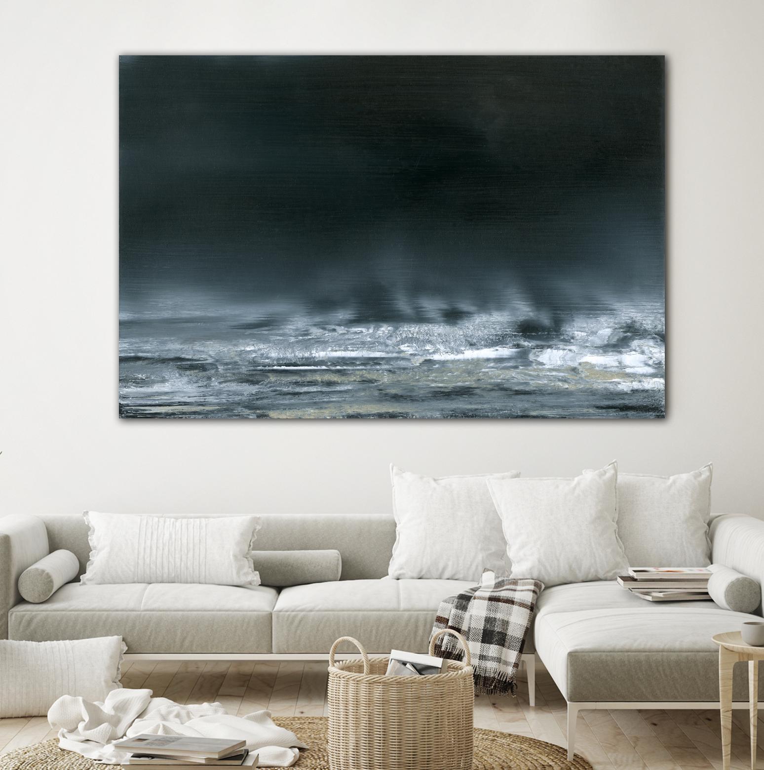 Sea View I by Sharon Gordon on GIANT ART - blue costal ocean
