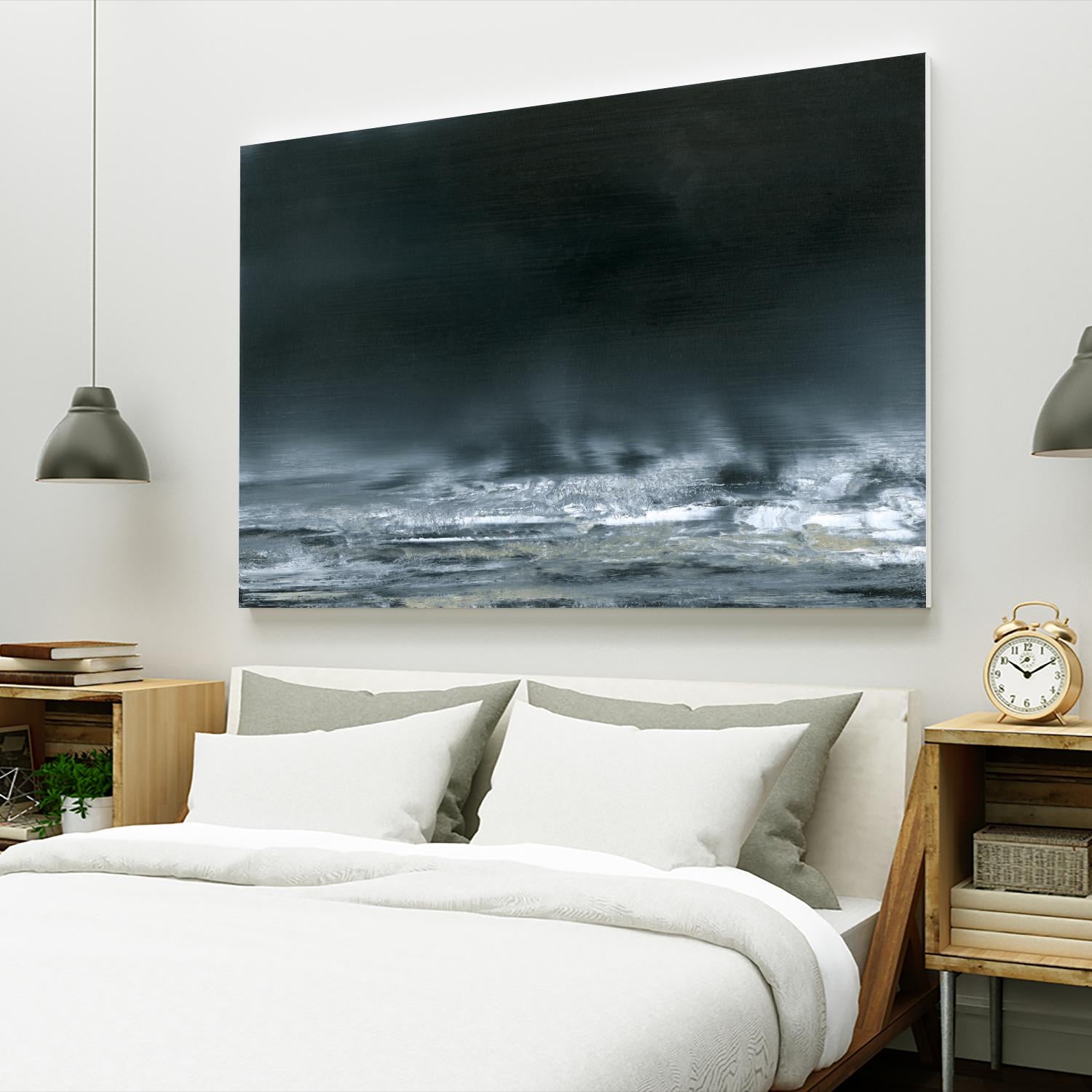 Sea View I by Sharon Gordon on GIANT ART - blue costal ocean