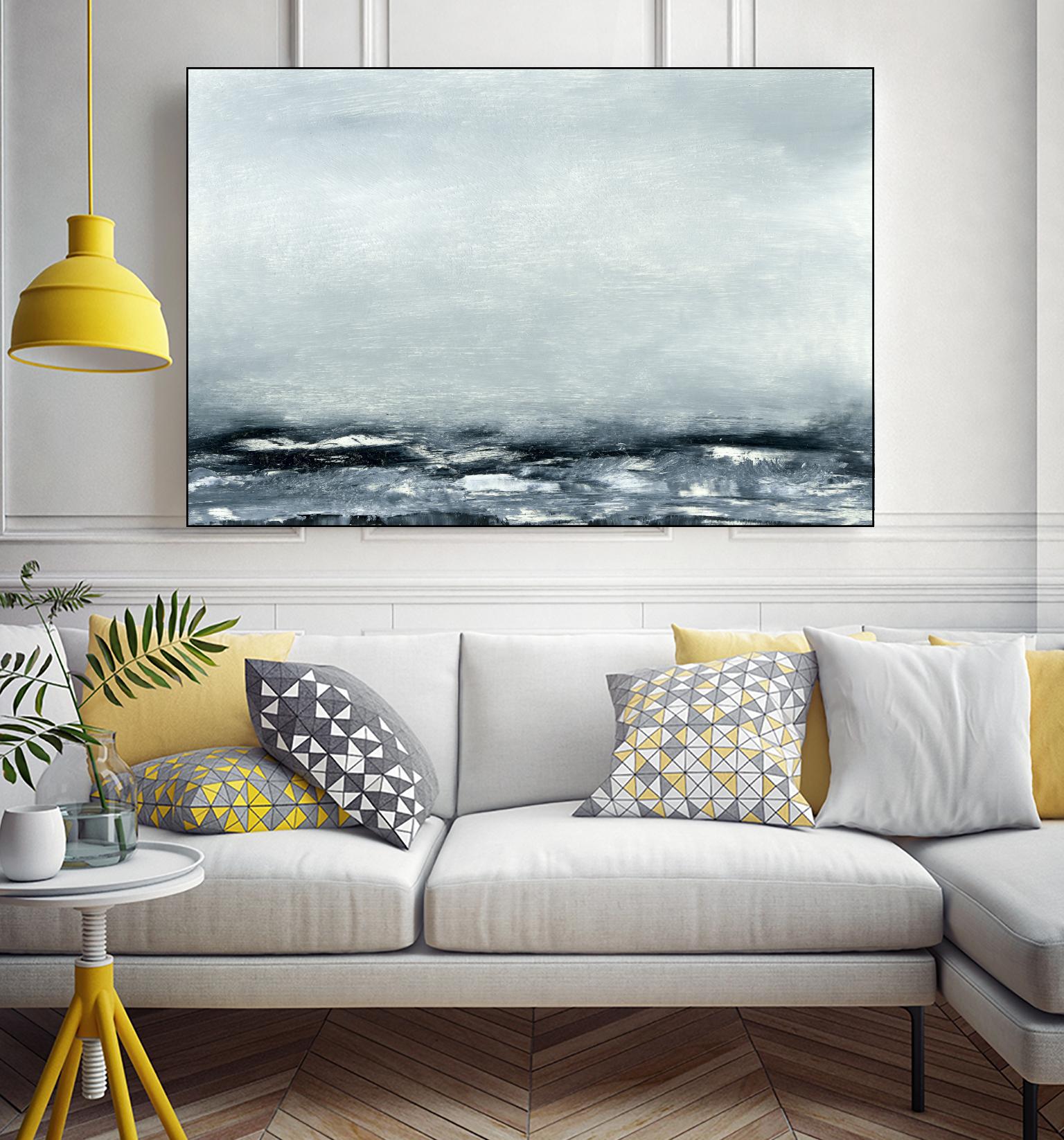 Sea View IV by Sharon Gordon on GIANT ART - blue costal ocean