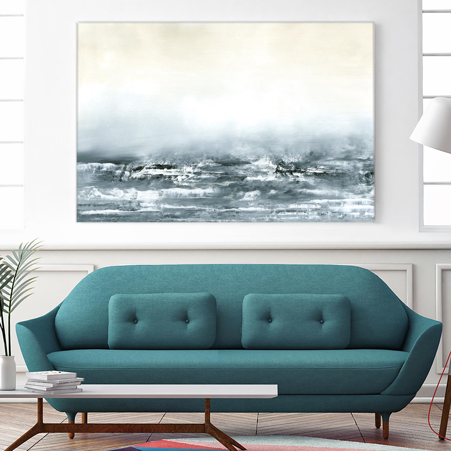 Sea View V by Sharon Gordon on GIANT ART - brown abstract