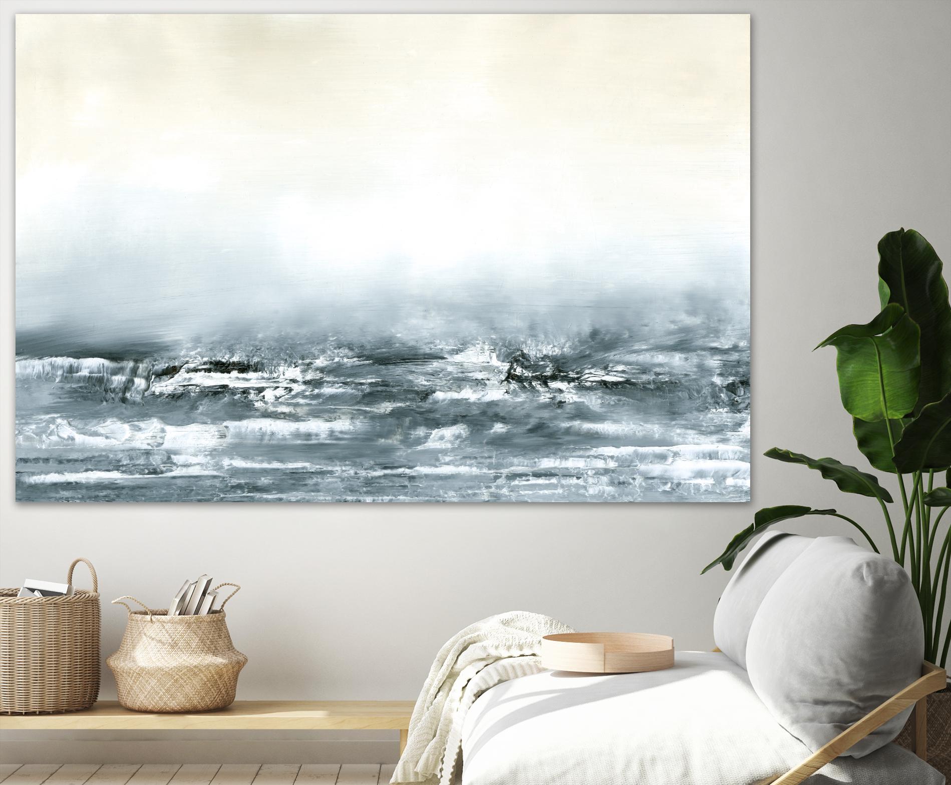 Sea View V by Sharon Gordon on GIANT ART - brown abstract