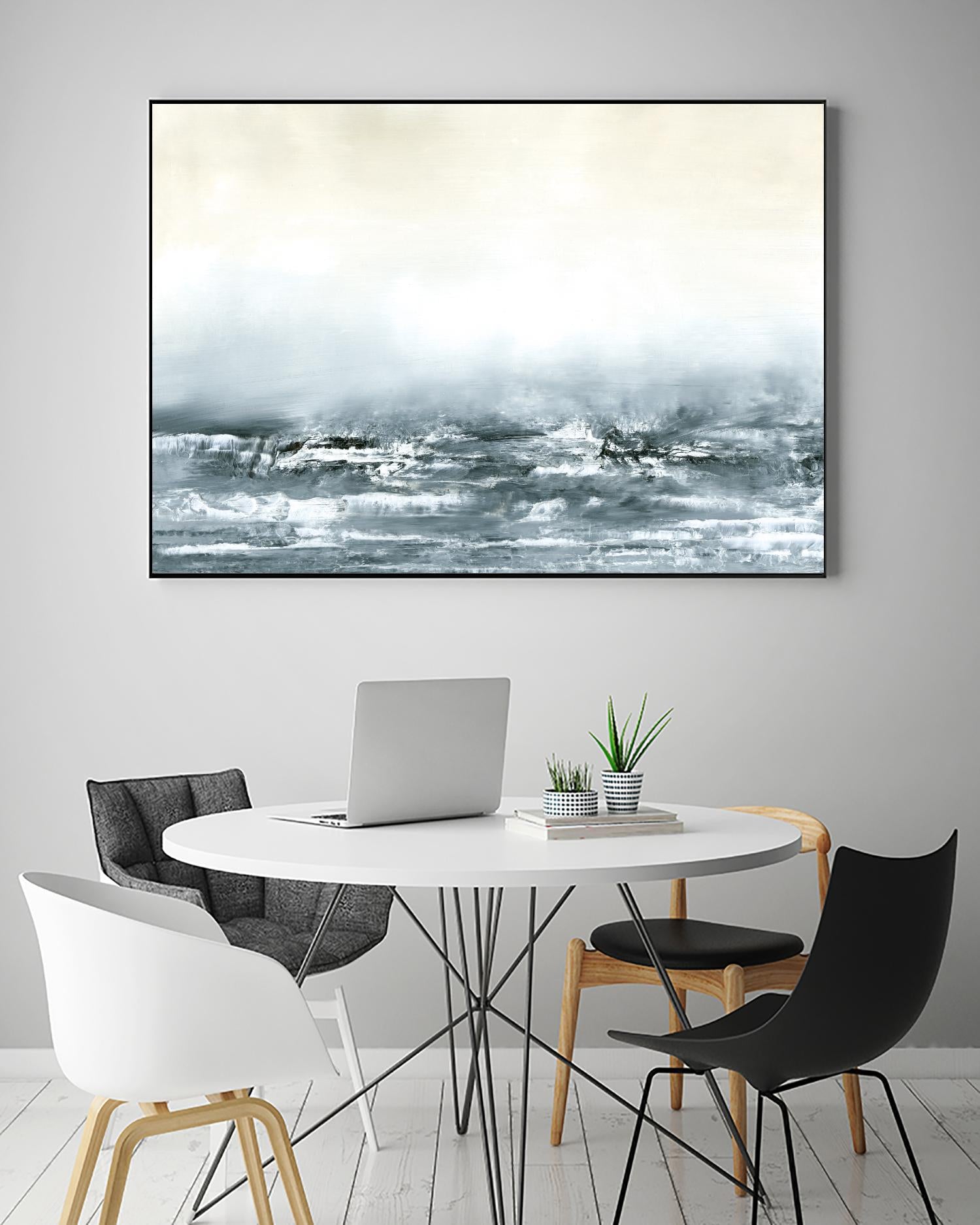Sea View V by Sharon Gordon on GIANT ART - brown abstract