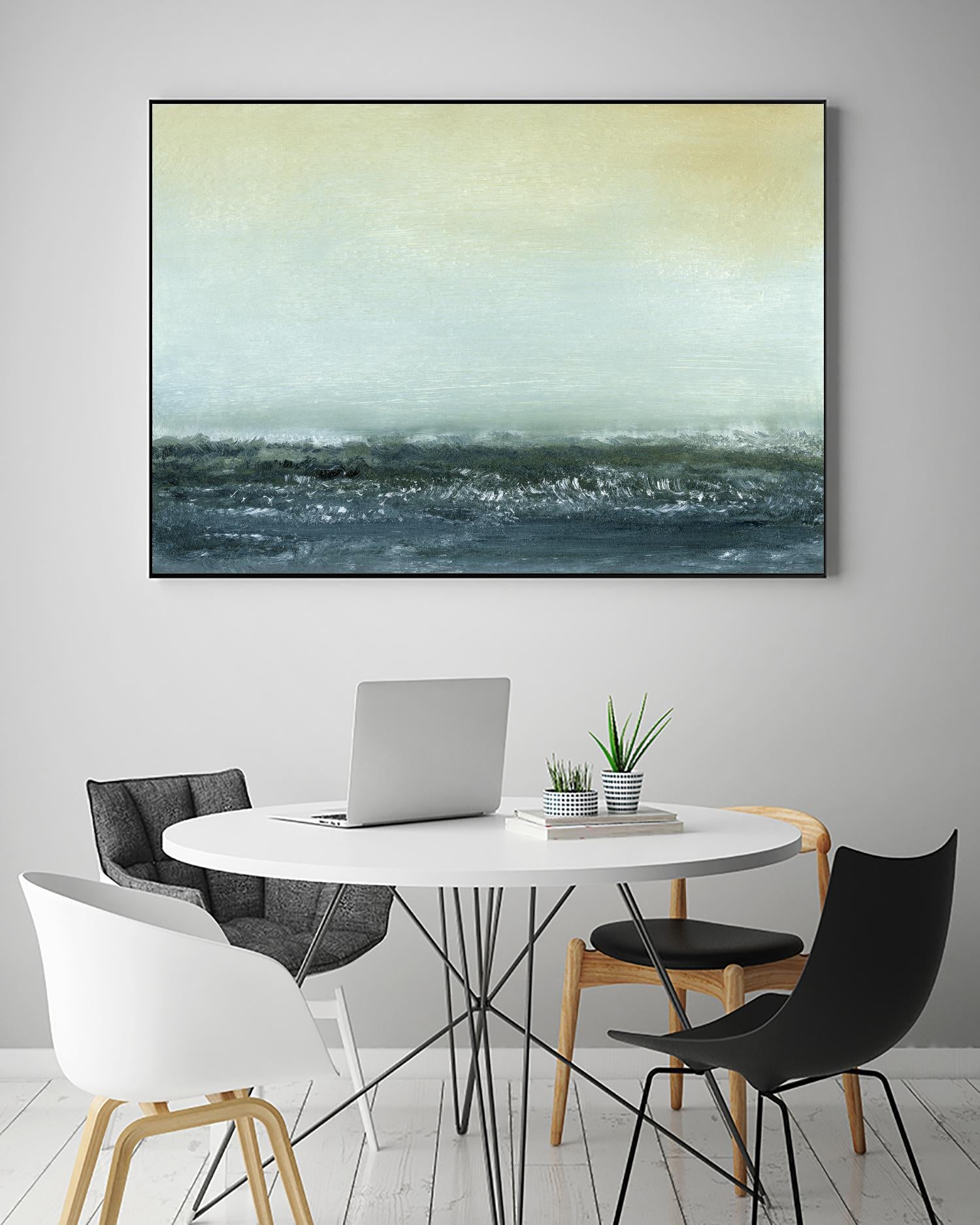 Sea View VI by Sharon Gordon on GIANT ART - blue costal ocean