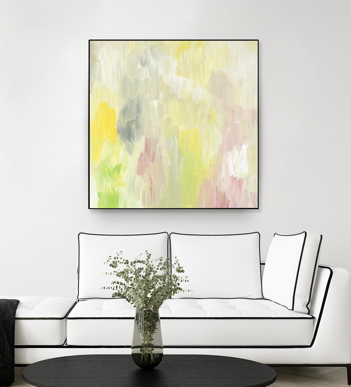 Buoyant Awakening II by Lisa Choate on GIANT ART - pink abstract