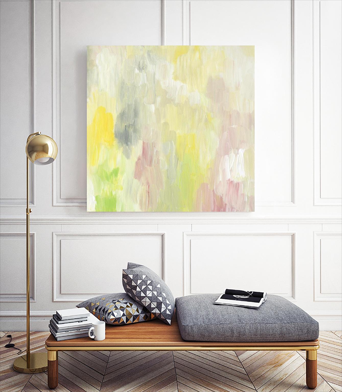Buoyant Awakening II by Lisa Choate on GIANT ART - pink abstract