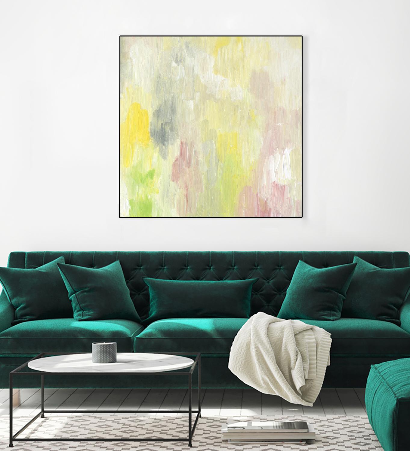 Buoyant Awakening II by Lisa Choate on GIANT ART - pink abstract